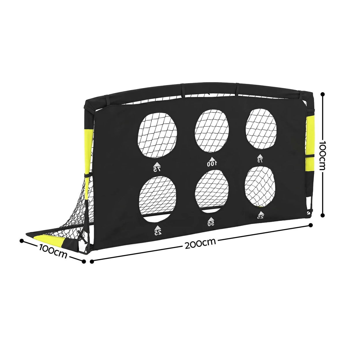 Everfit Pop Up Soccer Goals 2 Piece Set Target Net Kids Indoor Outdoor - Image 3