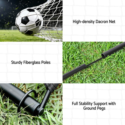 Everfit 2m Football Soccer Net Portable Goal Net Rebounder Sports Training - Image 5