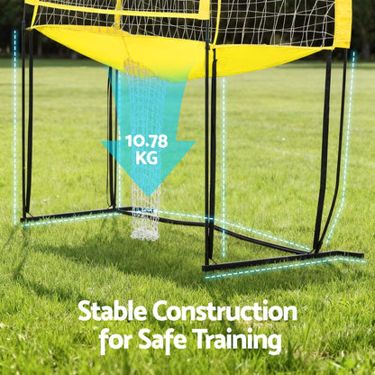 Everfit 8ft Volleyball Net Free-standing Adjustable Height Portable with Ball and Bag - Image 6