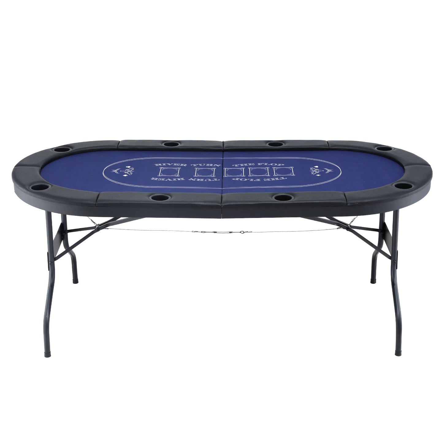 Poker Table Top Folding Poker Table 8 Player 183cm - Image 3