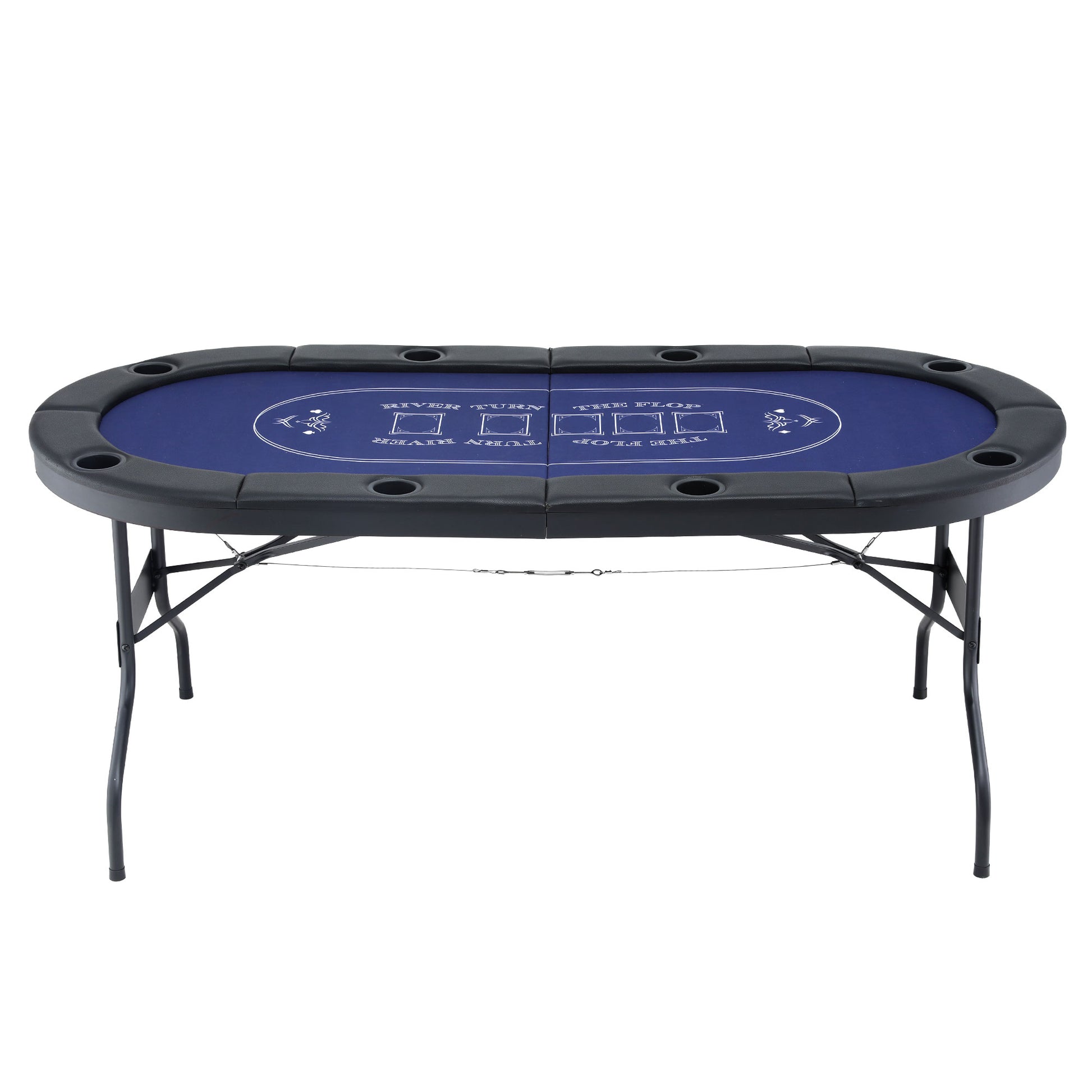 Poker Table Top Folding Poker Table 8 Player 183cm - Image 3