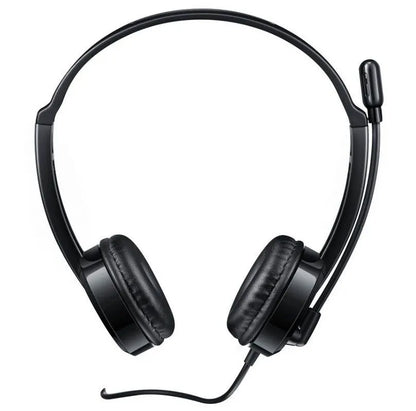RAPOO H100 Wired Stereo Headsets - HD Voice Rotary Microphone Volume Adjustment 3.5mm Headphones... - Image 2