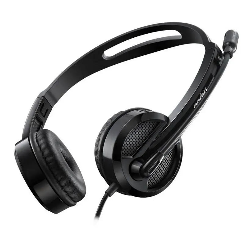 RAPOO H100 Wired Stereo Headsets - HD Voice Rotary Microphone Volume Adjustment 3.5mm Headphones... - Image 4