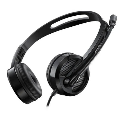 RAPOO H100 Wired Stereo Headsets - HD Voice Rotary Microphone Volume Adjustment 3.5mm Headphones... - Image 4
