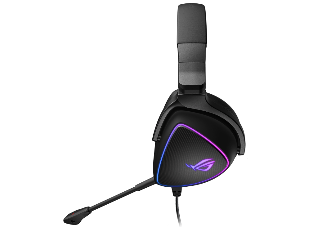 ASUS ROG DELTA S Lightweight USB-C Gaming Headset with AI noise-canceling mic, MQA rendering tech... - Image 2