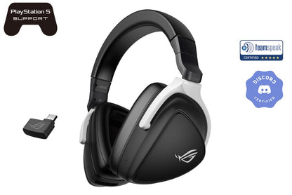 ASUS ROG DELTA S WIRELESS Gaming Headset AI Noise Cancelation Microphones PC/MAC/PS4/PS5/Nintendo... - Image 3