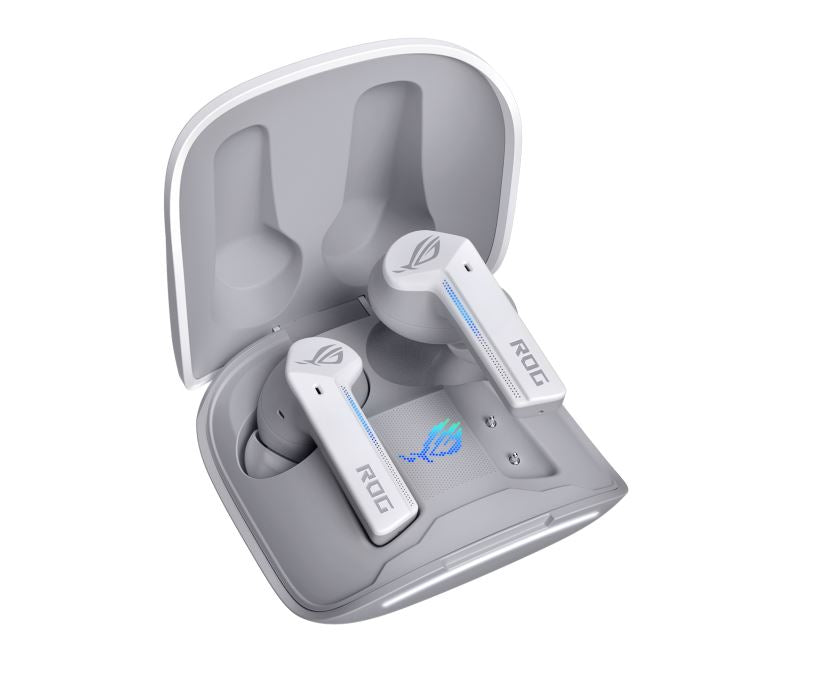 ASUS ROG Cetra True Wireless Gaming Headphones (Moonlight White) Low-latency Wireless Connection,...