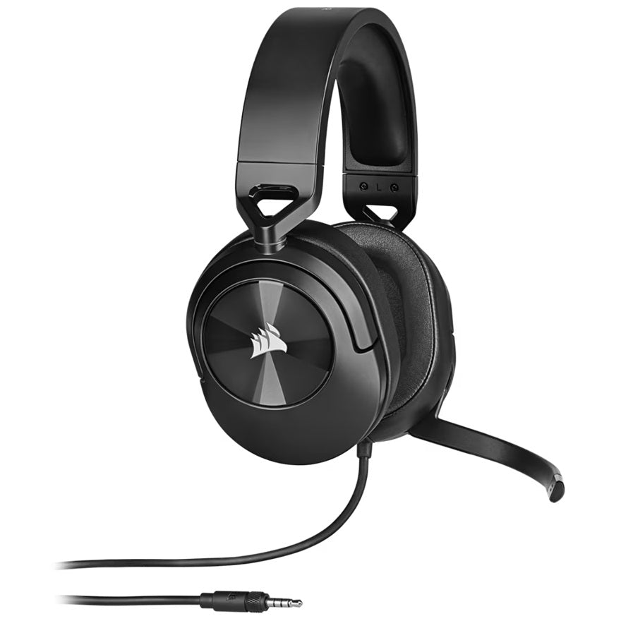 Corsair HS55 STEREO Wired Gaming Headset - Carbon, 50mm drivers, 20Hz–20kHz, wired 3.5mm stereo,... - Image 2