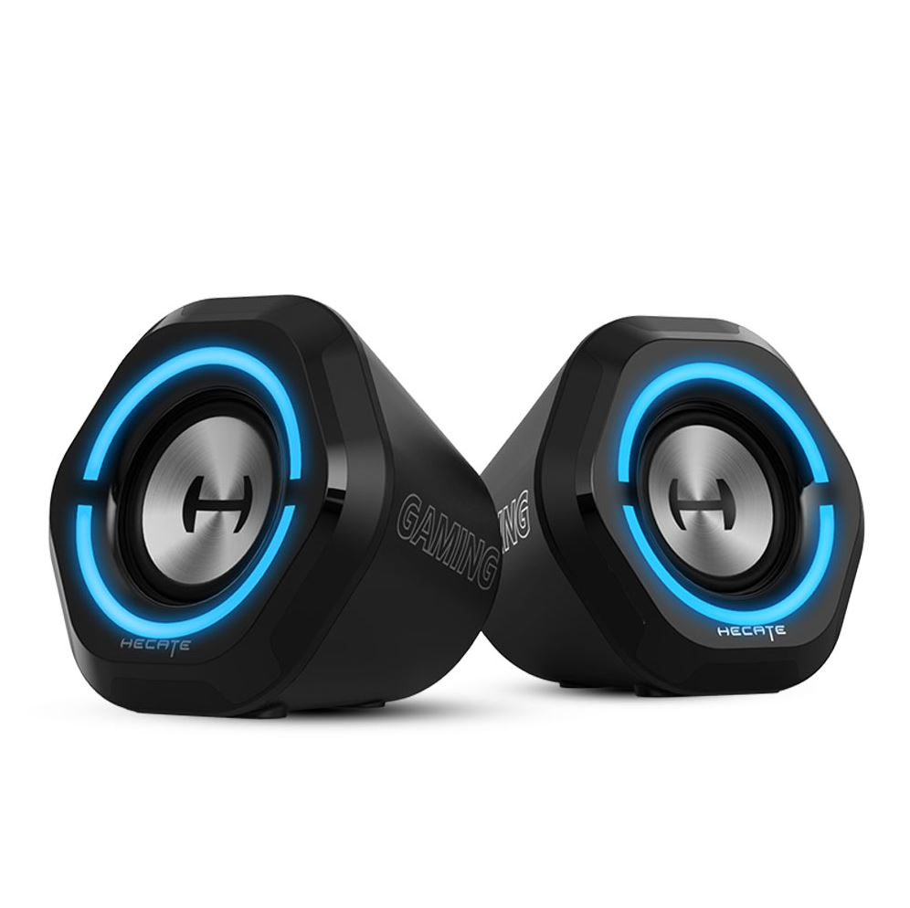 Edifier G1000 Gaming 2.0 Speakers System - Bluetooth V5.0/ USB Audio/ AUX Input/RGB 10 Light Effe...