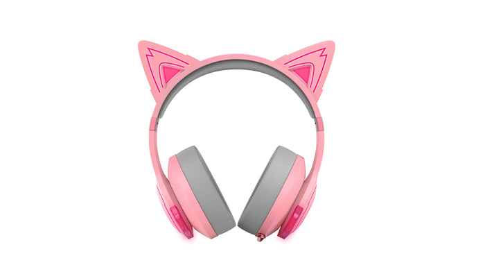 Edifier G5BT Cat Pink Hi-Res Bluetooth Gaming Headset with Hi-Res, Low Latency 45ms (+5ms), RGB L... - Image 3