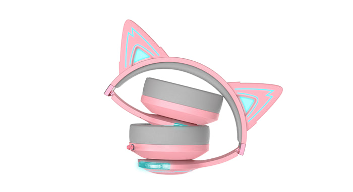 Edifier G5BT Cat Pink Hi-Res Bluetooth Gaming Headset with Hi-Res, Low Latency 45ms (+5ms), RGB L... - Image 4