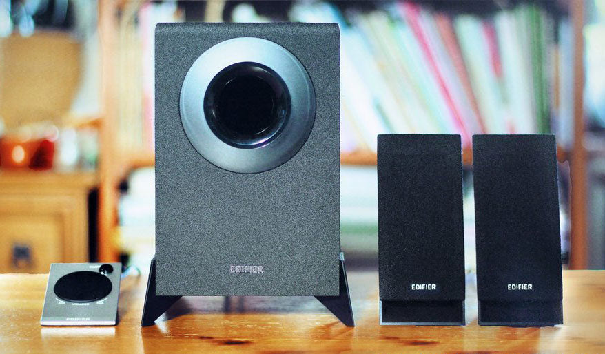 Edifier M1360 2.1 Multimedia Speakers - 3.5mm AUX/4INCH Subwoofer/Remote/RCA Remote Control input... - Image 3