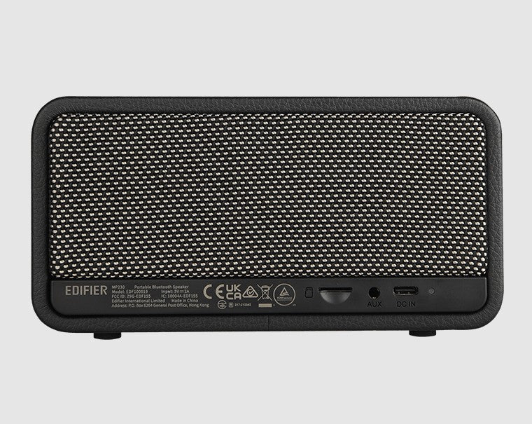 Edifier MP230 RETRO BLACK Portable Bluetooth Retro Speaker - Bluetooth 5.0, AUX, micro SD, USB Au...