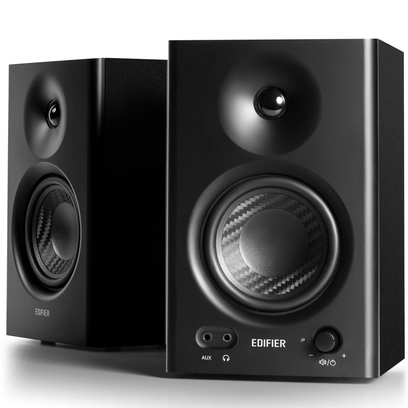 Edifier MR4 Studio Monitor - Smooth Frequency, 1' Silk Dome Tweeter, 4'  Diaphragm Woofer, Wooden... - Image 2