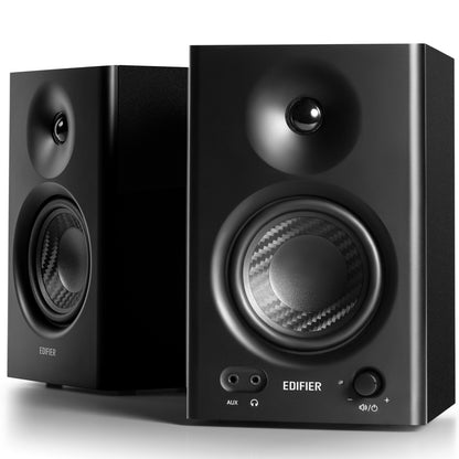 Edifier MR4 Studio Monitor - Smooth Frequency, 1' Silk Dome Tweeter, 4'  Diaphragm Woofer, Wooden... - Image 2