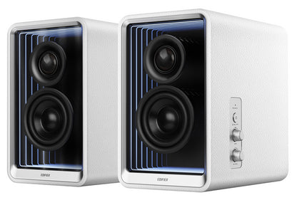 Edifier QR65 WHITE Desktop Active Monitor with GaN Charger - Speakers, Headsets  Mic