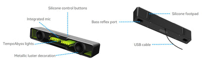 Edifier QS30 Black GTM Deck Version 03 Computer / Tabletop Bluetooth Speaker 2.5W*2 (RMS) total o... - Image 2