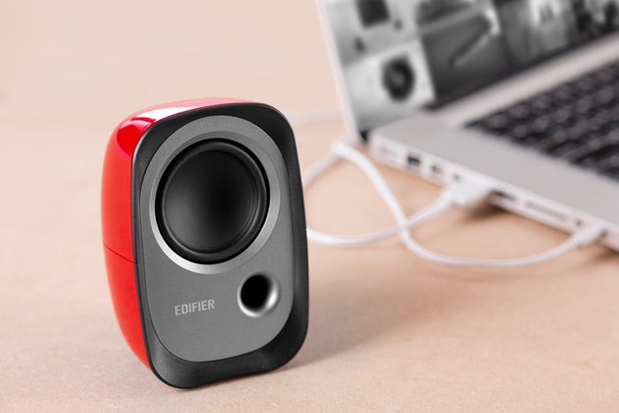 Edifier R12U USB Compact 2.0 Multimedia Speakers System (Red) - 3.5mm AUX/USB/Ideal for Desktop,L... - Image 4