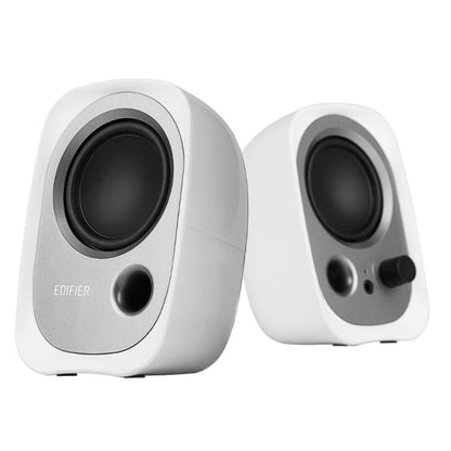 Edifier R12U USB Compact 2.0 Multimedia Speakers System (White) - 3.5mm AUX/USB/Ideal for Desktop... - Image 2