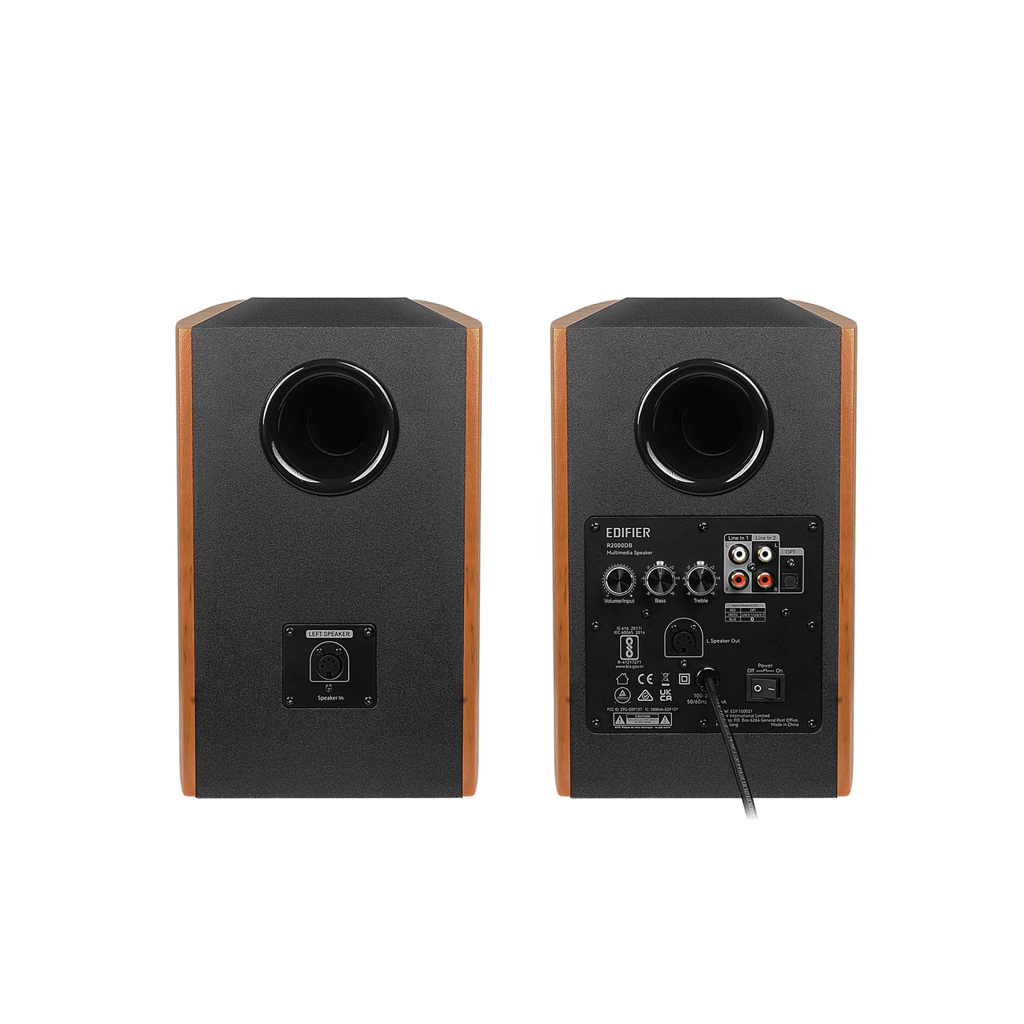 Edifier R2000DB WARMOAK Powered Bluetooth Bookshelf Speakers 25mm Eagle Eye tweeters High-gloss p... - Image 4