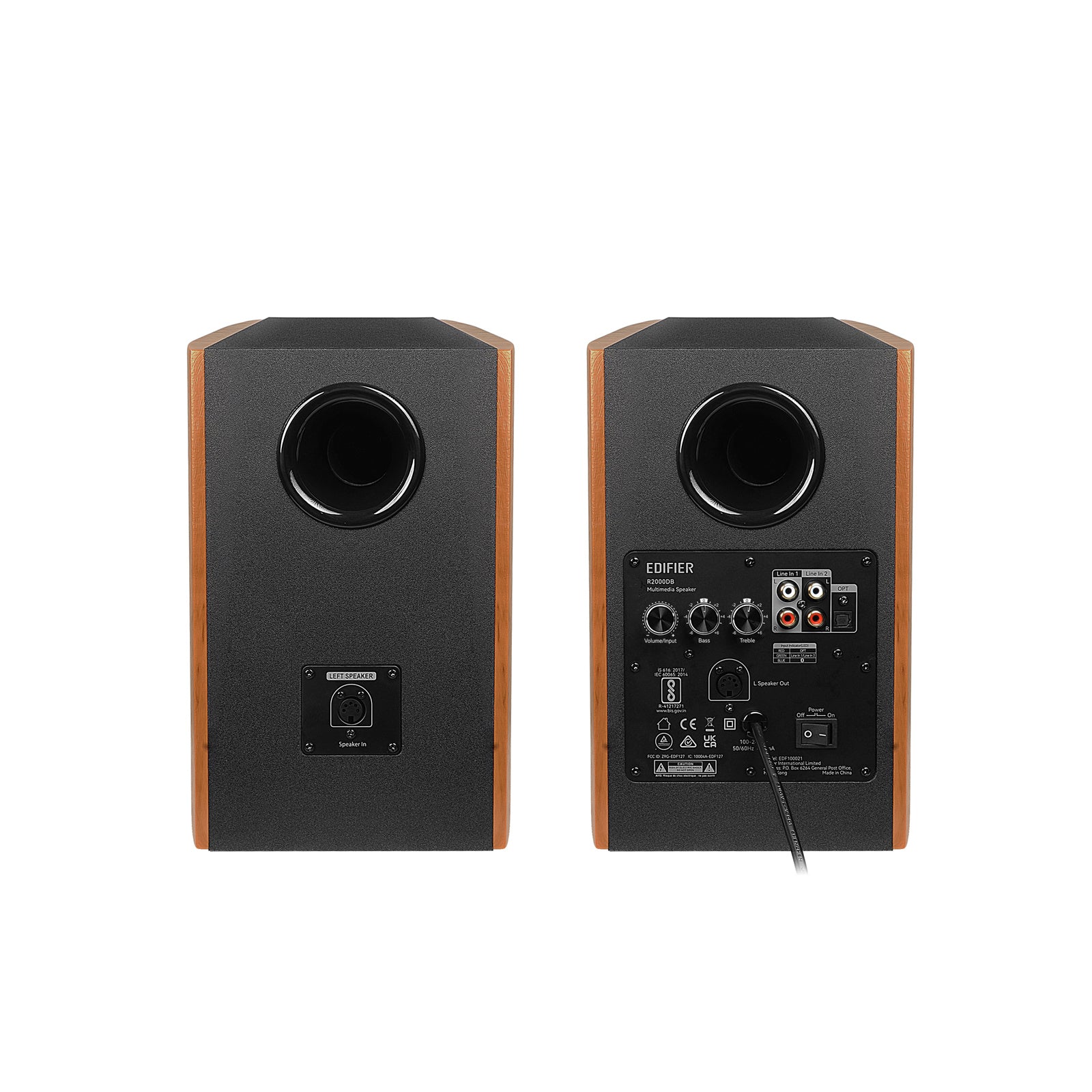 Edifier R2000DB WARMOAK Powered Bluetooth Bookshelf Speakers 25mm Eagle Eye tweeters High-gloss p... - Image 4