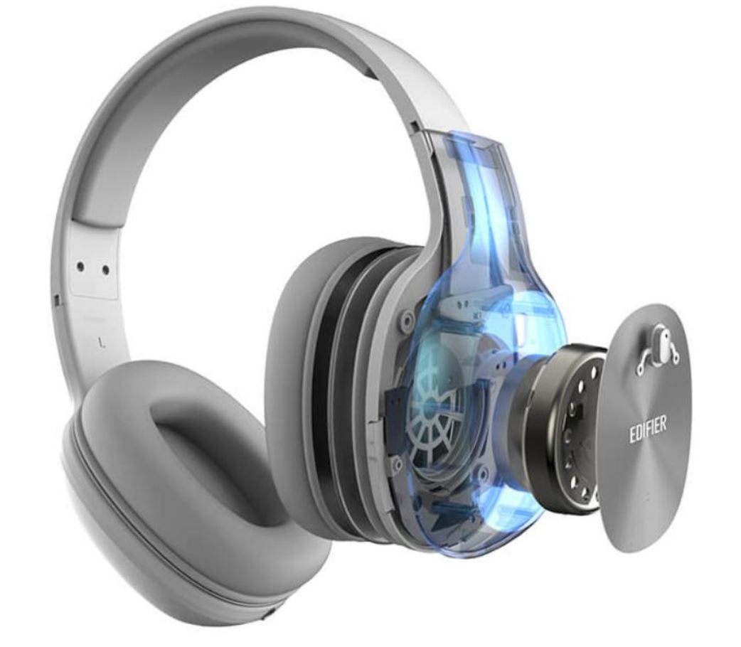 (LS)Edifier W800BT PLUS Bluetooth Over the Ear Wireless Headphones Black - Microphone/Wireless Bl... - Image 2