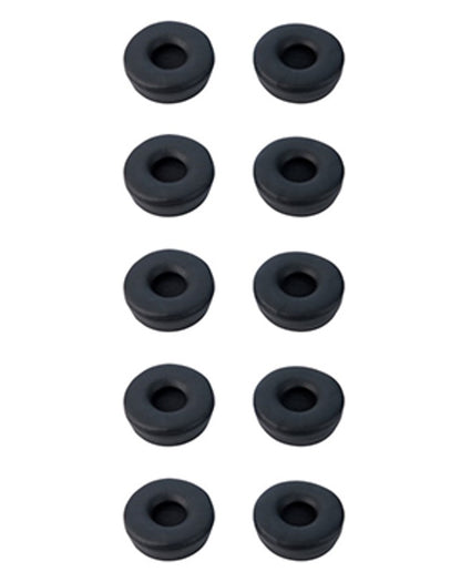 Jabra Engage Ear Cushions, Black, 5 Pairs, for Stereo Headsets (14101-60), Black leatherette ear... - Image 2