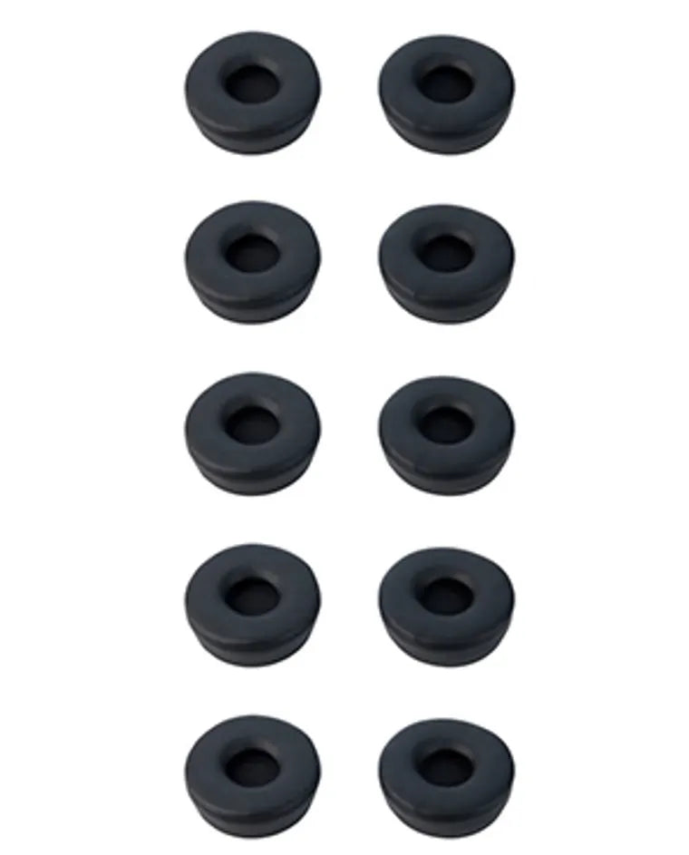 Jabra Engage Ear Cushions, Black, 5 Pairs, for Stereo Headsets (14101-60), Black leatherette ear... - Image 2