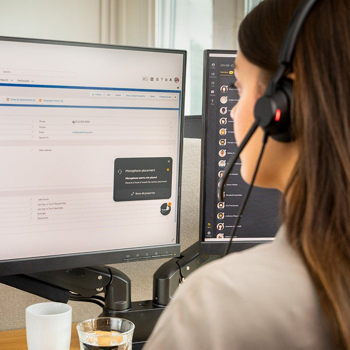 Jabra Engage 50 II Mono Teams Corded USB-C/A Headset, Best Headset for Clear Customer Calls Ultra... - Image 3