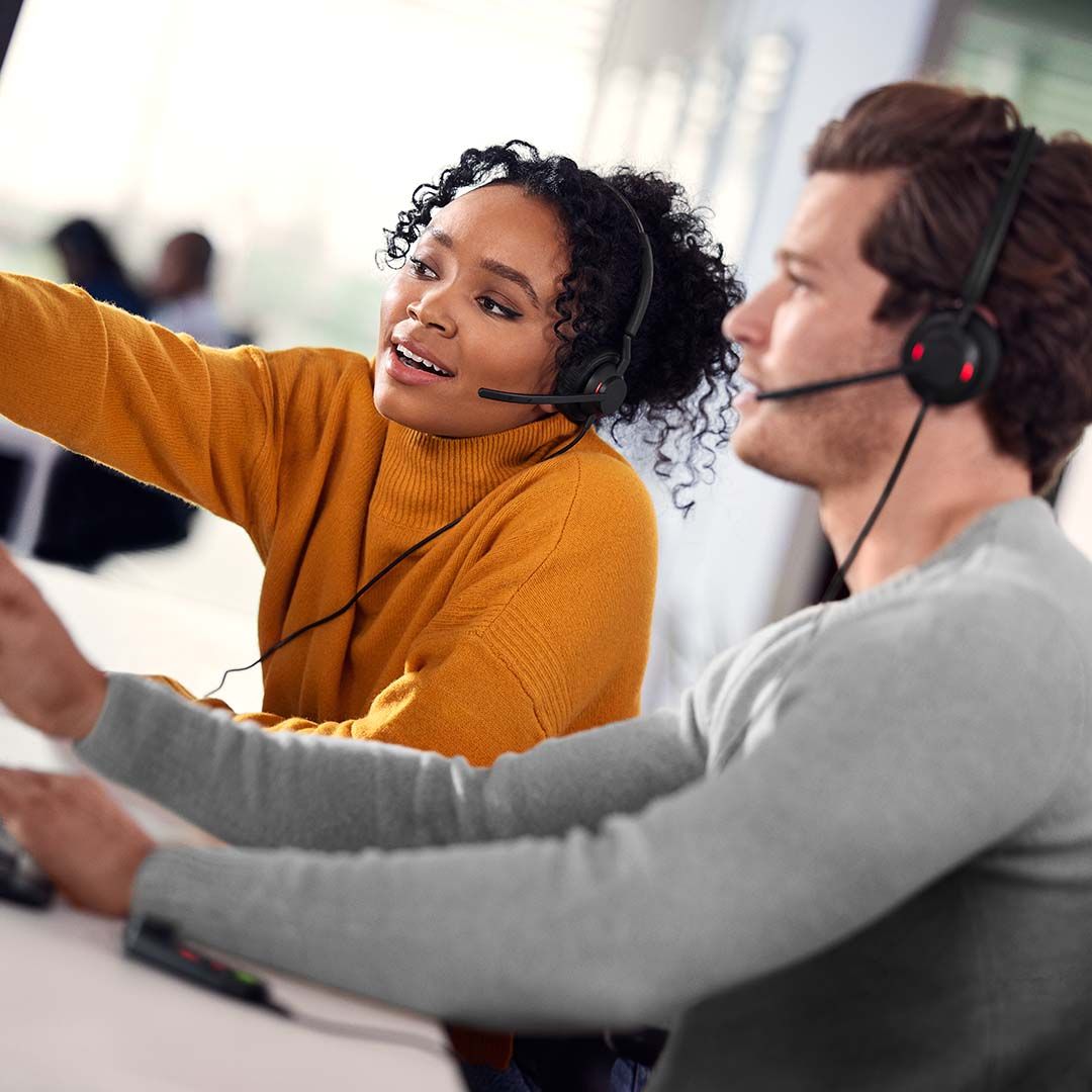 Jabra Engage 50 II Mono UC Corded USB-C/A Headset, Best Headset for Clear Customer Calls Ultra-Li... - Image 3