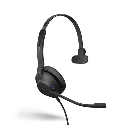 Jabra Evolve2 30 SE Wired USB-C/A MS Teams Mono Headset, Lightweight  Durable, Noise Isolating Ea... - Image 2