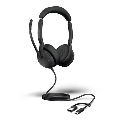 Jabra Evolve2 50, USB C/A MS Stereo Headset, Bluetooth®, 4 microphones, Active Noise Cancellation... - Image 2