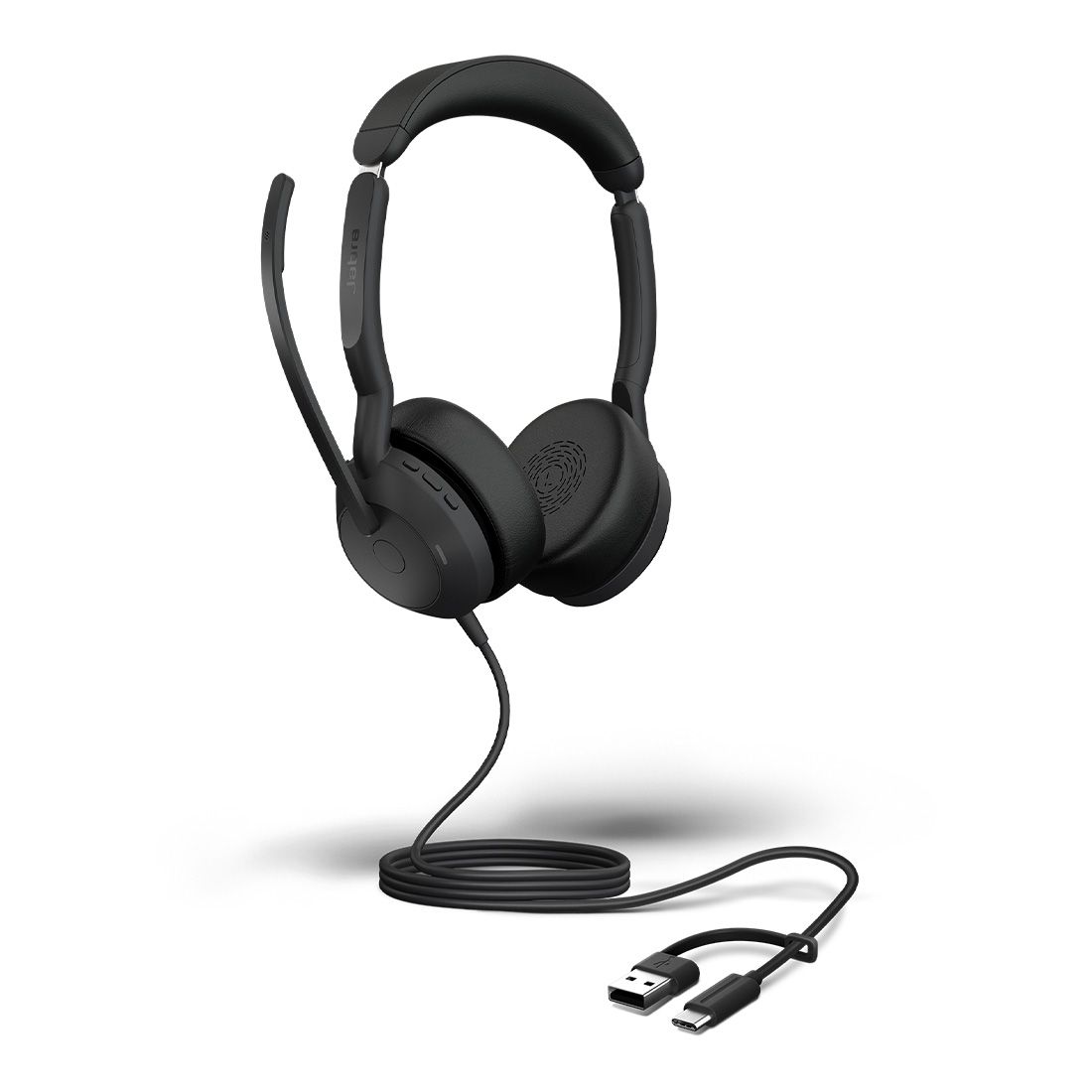 Jabra Evolve2 50, USB C/A UC Stereo Headset, Bluetooth®, 4 microphones, Active Noise Cancellation... - Image 2