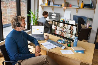 Jabra Evolve2 50, USB C/A UC Stereo Headset, Bluetooth®, 4 microphones, Active Noise Cancellation... - Image 4