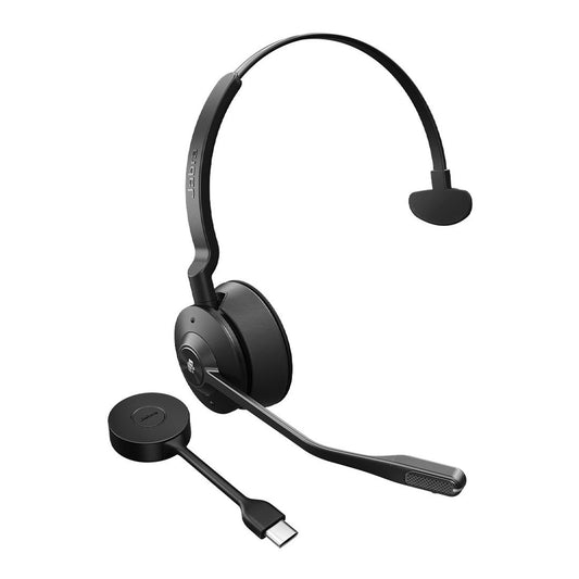 Jabra Engage 55 SE, Mono, Link400c, Teams DECT Headset, 150m Wireless Range, Noise Cancelling, Fl...