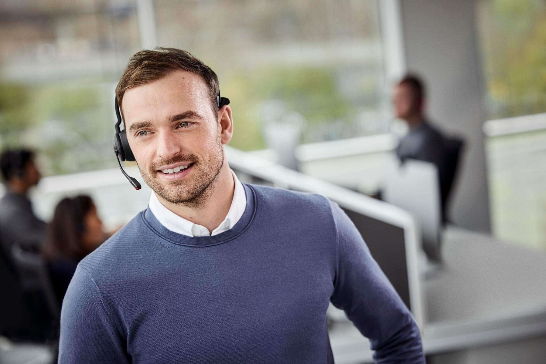 Jabra Engage 55 SE, Mono, Link400c, Teams DECT Headset, 150m Wireless Range, Noise Cancelling, Fl... - Image 3