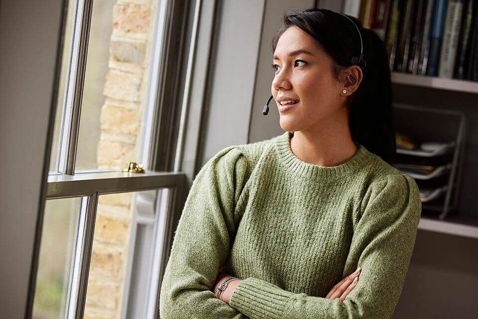 Jabra Engage 55 SE, Mono, Link400a, MS DECT Headset, 150m Wireless Range, Noise Cancelling, Flexi... - Image 3