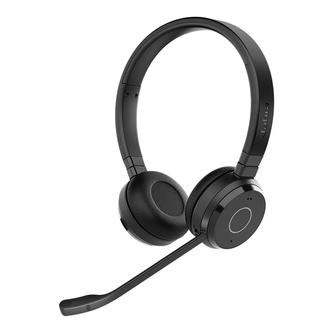 Jabra Evolve 65 TE Link390a Teams Stereo Bluetooth Headset, 16-hour battery life, 30-metre wirele...