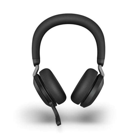 Jabra Evolve2 75 - USB-A Link380a UC Stereo Black, Advanced ANC, 30m Wireless Range, Dual Bluetoo...