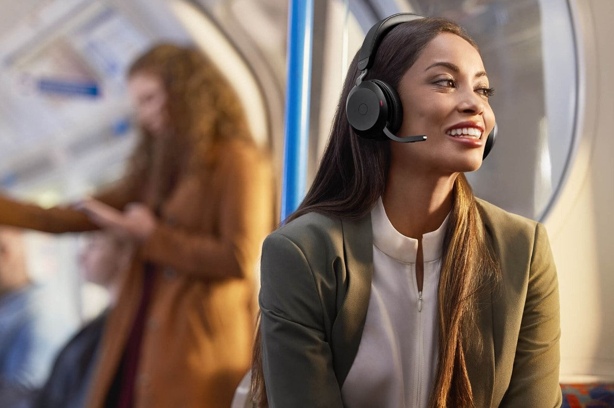 Jabra Evolve2 75 - USB-A Link380a UC Stereo Black, Advanced ANC, 30m Wireless Range, Dual Bluetoo... - Image 3