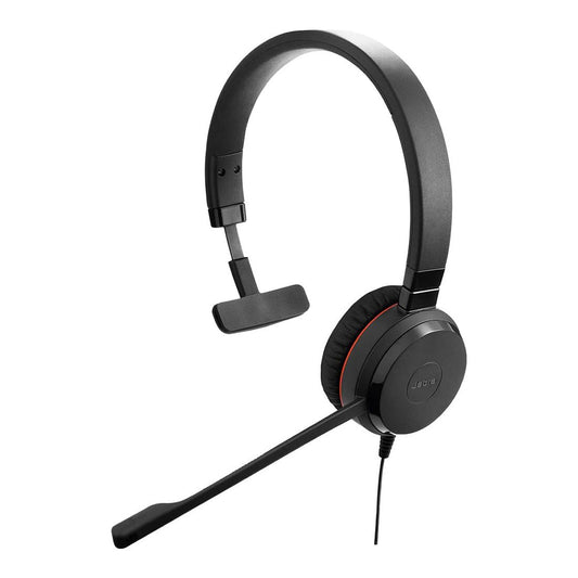 Jabra Evolve 30 II MS Mono Headset, Noise-Cancelling Microphone, Plug-and-play Setup, 2ys Warrant...