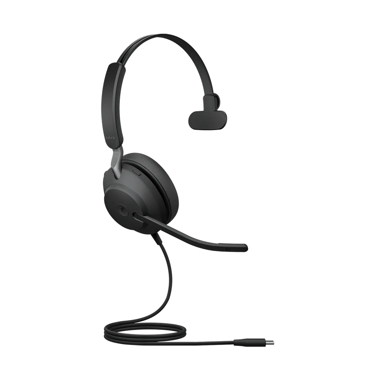 Jabra Evolve2 40 SE Wired USB-C MS Mono Headset, 360° BusyLight, Noise Isolationg Ear Cushions, 2...