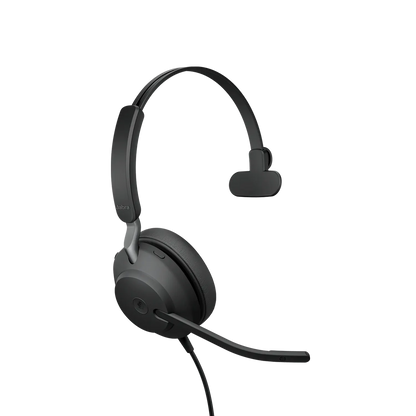 Jabra Evolve2 40 SE Wired USB-C MS Mono Headset, 360° BusyLight, Noise Isolationg Ear Cushions, 2... - Image 2