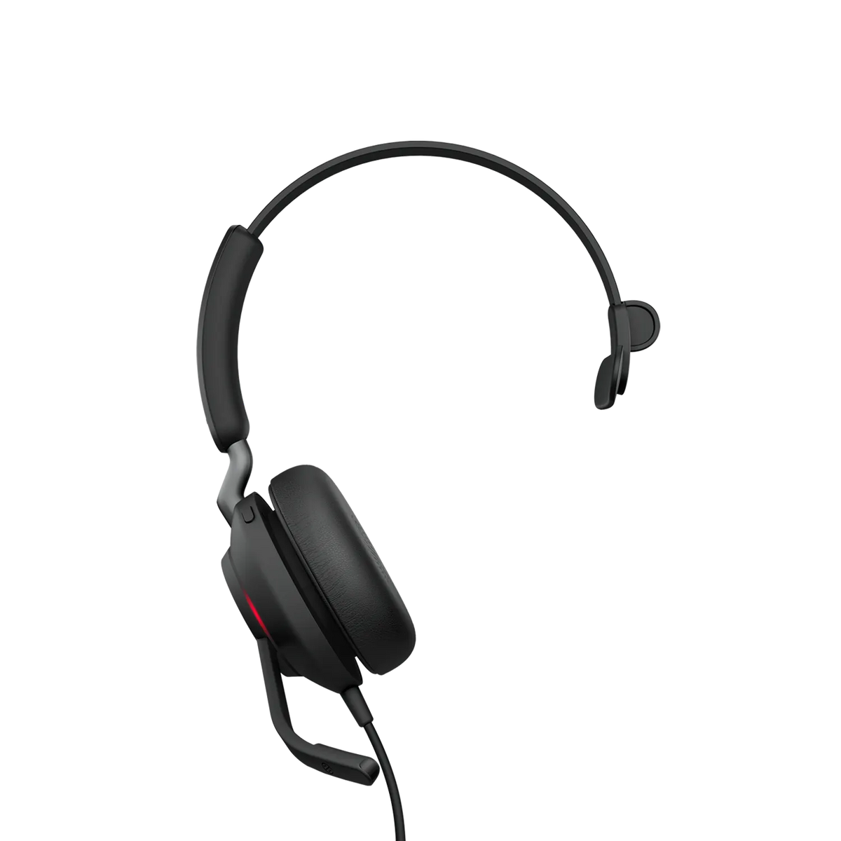 Jabra Evolve2 40 SE Wired USB-C MS Mono Headset, 360° BusyLight, Noise Isolationg Ear Cushions, 2... - Image 3