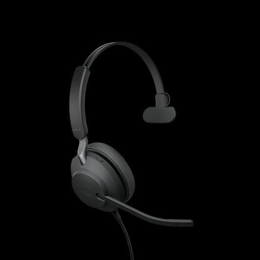 Jabra Evolve2 40 SE Wired USB-A UC Mono Headset, 360° BusyLight, Noise Isolationg Ear Cushions, 2... - Image 2