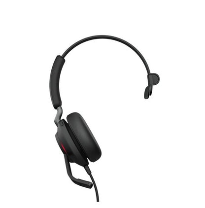 Jabra Evolve2 40 SE Wired USB-CA UC Mono Headset, 360° BusyLight, Noise Isolationg Ear Cushions,...