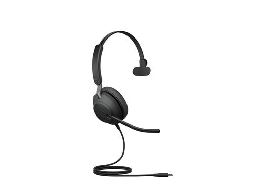 Jabra Evolve2 40 SE Wired USB-CA UC Mono Headset, 360° BusyLight, Noise Isolationg Ear Cushions,... - Image 4