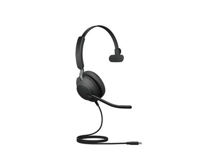 Jabra Evolve2 40 SE Wired USB-CA UC Mono Headset, 360° BusyLight, Noise Isolationg Ear Cushions,... - Image 4