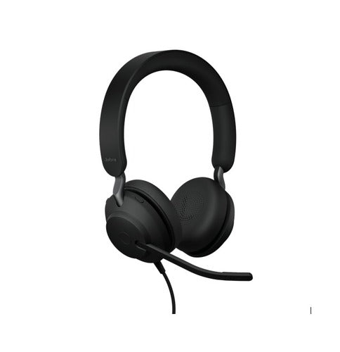 Jabra Evolve2 40 SE Wired USB-CA UC Stereo Headset, 360° BusyLight, Noise Isolationg Ear Cushions...