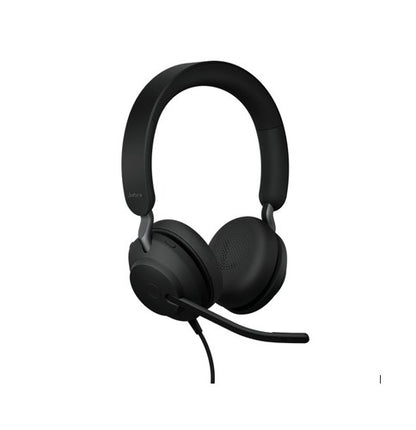 Jabra Evolve2 40 SE Wired USB-CA UC Stereo Headset, 360° BusyLight, Noise Isolationg Ear Cushions...